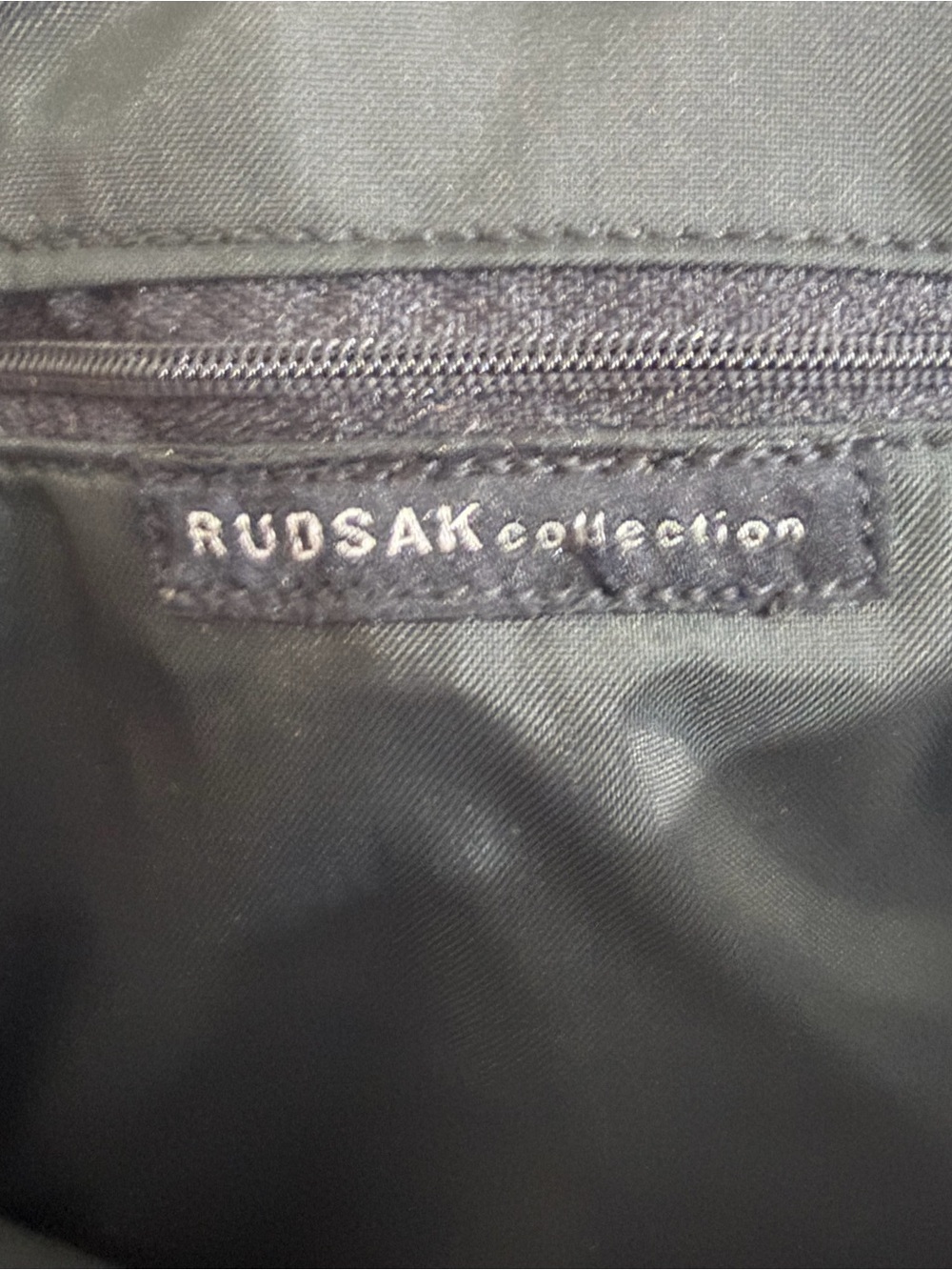 RUDSAK Black leather +Wool-Blend Harness backpack. Super cool piece. - Picture 8 of 17